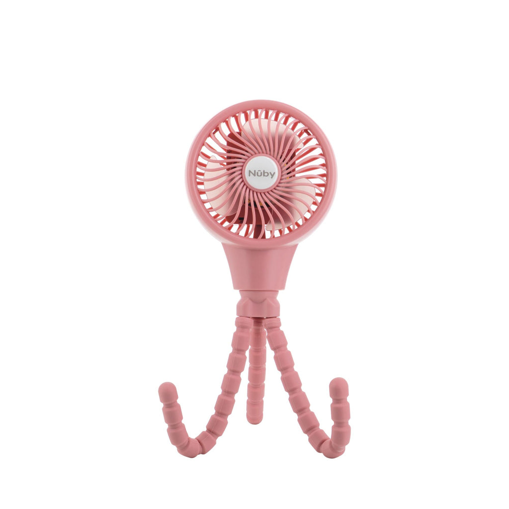 Oscillating Stroller Fan | Pink